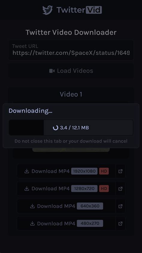 Twitter video downloader